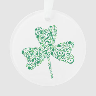 Notes musicales shamrocks