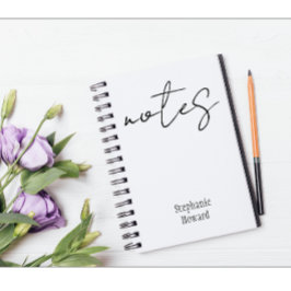 Notes Personalized Name Notebook Notizblock