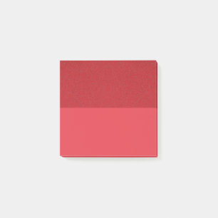 Notes post-it à double texture rouge tomate - Pers