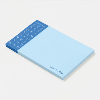 Notes post-it alphabétique grecque