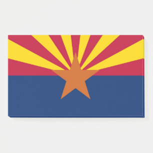 Notes post-it avec drapeau de l'Arizona, USA