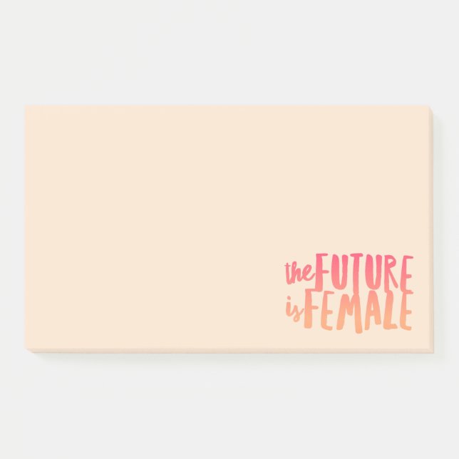 Notes Post-It Avenir Féminin (Devant)