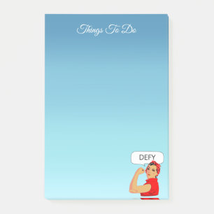 Notes Post-it Choses de Femme Vintage Élégante à F