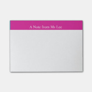 Notes Post-it de Arrière - plan rose personnalis