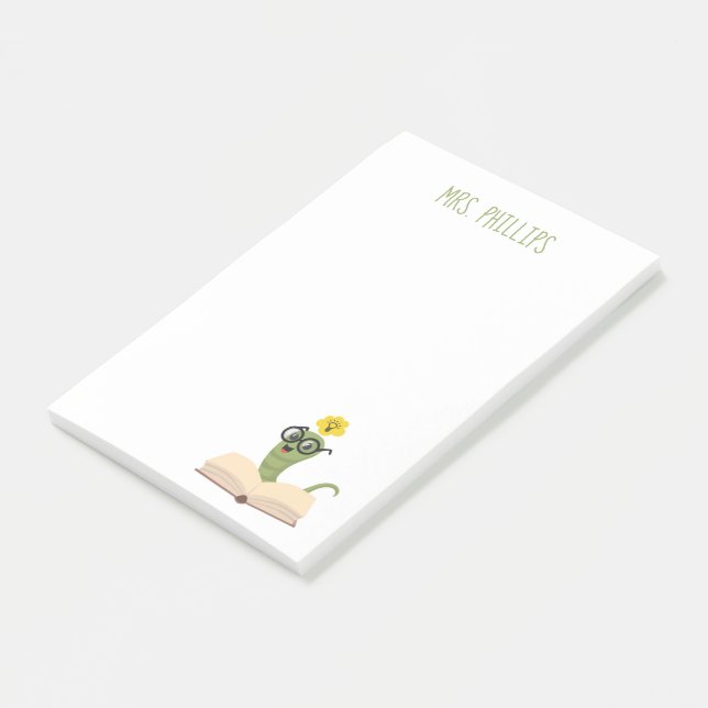 Notes post-it de Book Worm (Incliné)