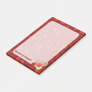 Notes post-it de fraise Daiquiri