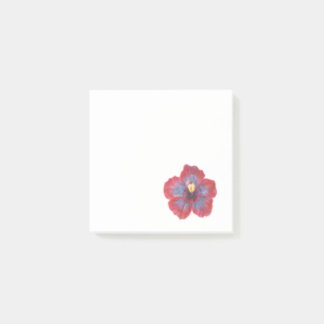 Notes post-it de la fleur Hibiscus Hawaii (Devant)