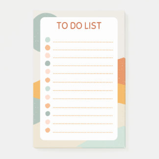 Notes post-it de la liste des tâches efficaces