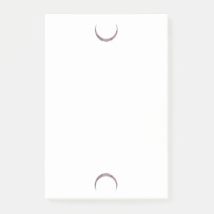 Notes post-it de la lune actuelle