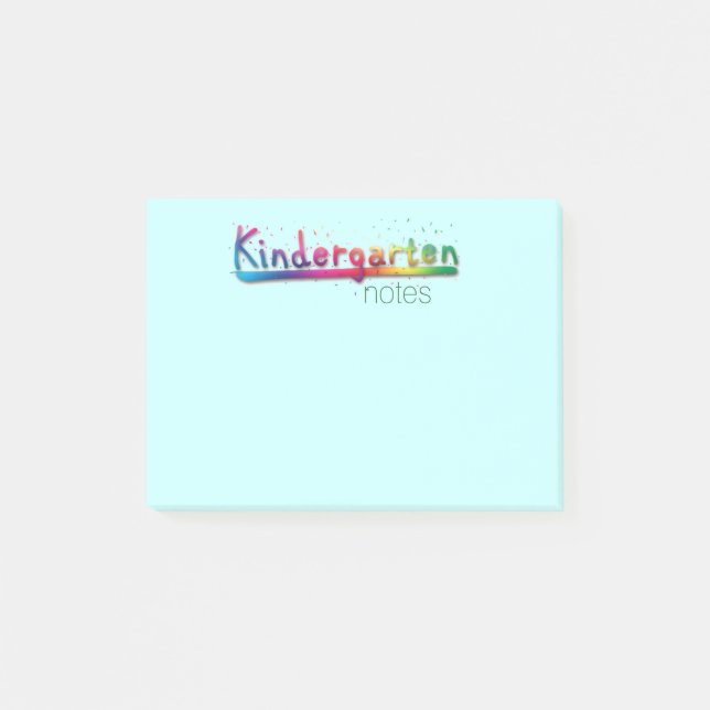 Notes post-it® de la maternelle (Devant)