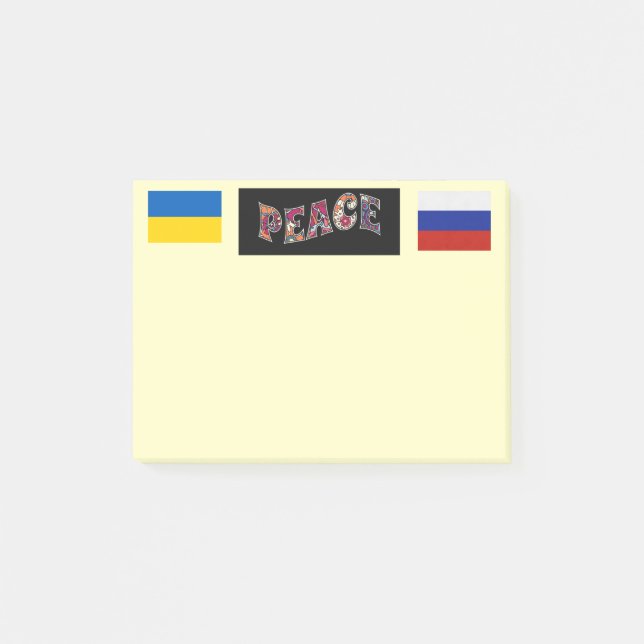 Notes post-it de la paix (Devant)