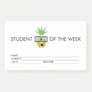Notes post-it de l'ananas pour l'obtention d'une b