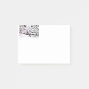 Notes post-it de l'arbre des neiges