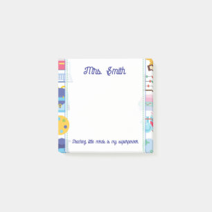 Notes post-it de l'enseignant