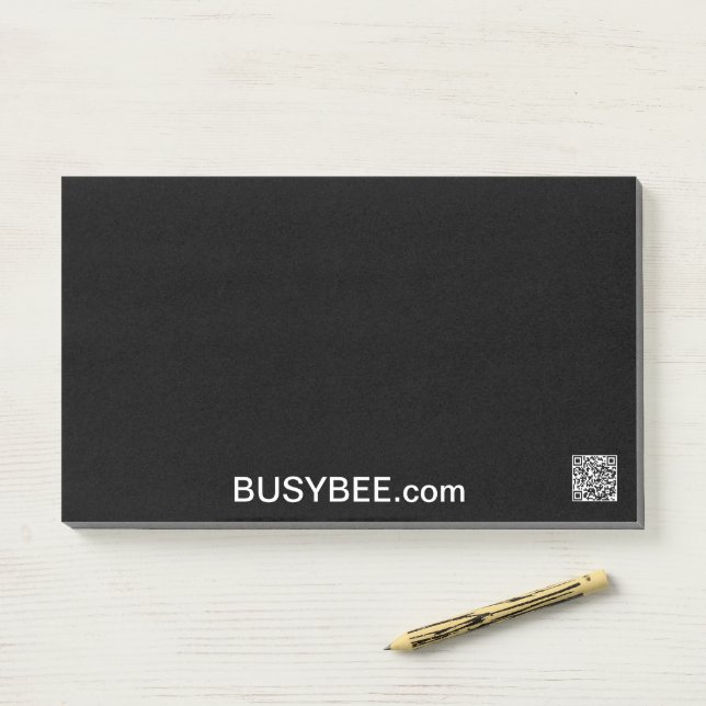 Notes post-it de l'entreprise - Conception BusyBee (Sur un bureau)