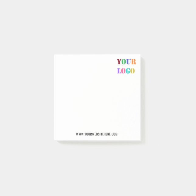 Notes Post-it® de l'entreprise sur le logo commerc (Devant)