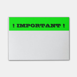 Notes Post-it de néon attirant l'attention