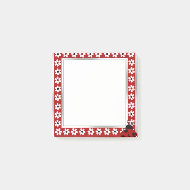 Notes post-it® de Red Lady Bug (Devant)