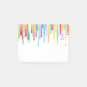 Notes post-it des lignes Abstraites