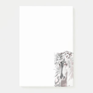 Notes Post-it® du cheval blanc