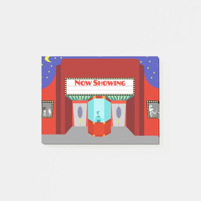 Notes post-it du cinéma rétro (Devant)