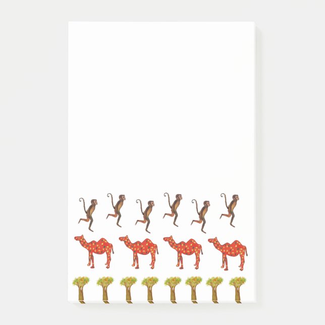 Notes post-it du dessin Jungle Jingle (Devant)