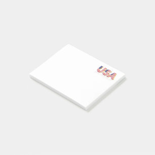 Notes Post-it® du drapeau patriotique des États-Un