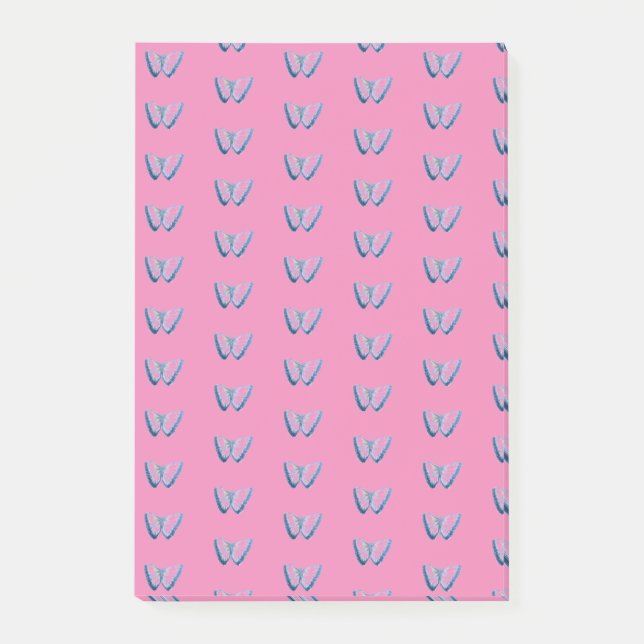Notes post-it du Motif papillon (Devant)