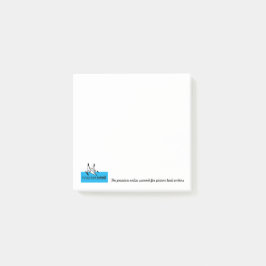 Notes post-it du sommet du livre de photos