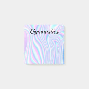 Notes post-it - Gymnastique - Couleurs Tourbillonn