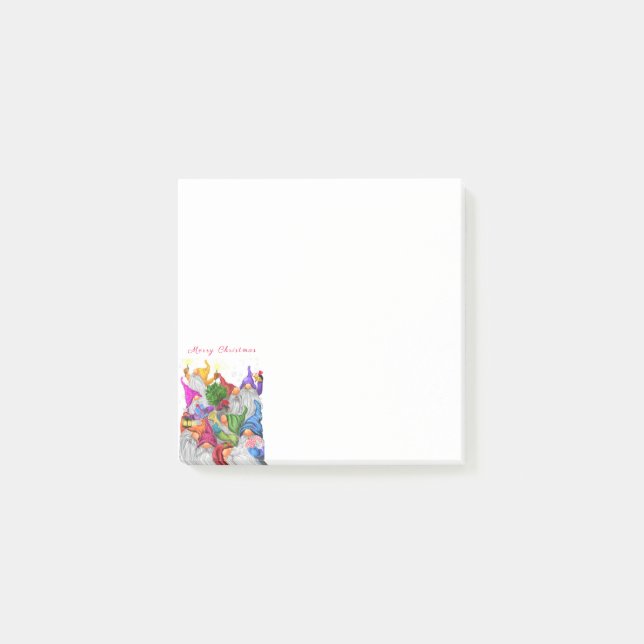 Notes Post-it® lutins de Noël (Devant)