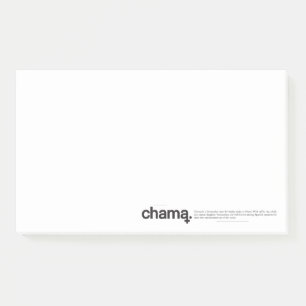 Notes post-it noir et blanc de Chama