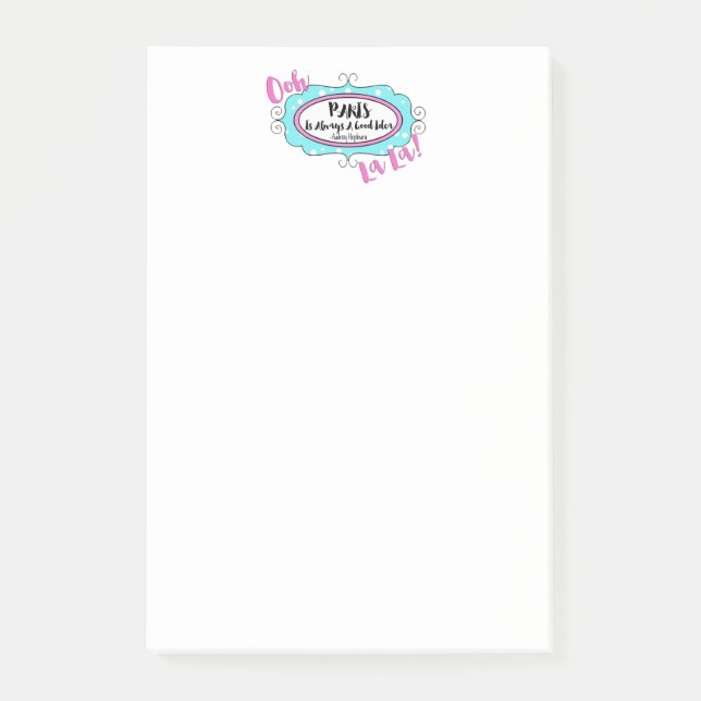 Notes post-it "Paris" (Devant)