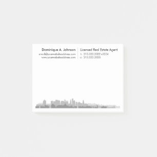 Notes Post-it® personnalisées de l'immobilier urba