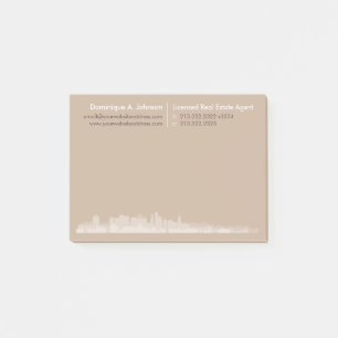 Notes post-it® personnalisées de l'immobilier urba