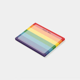 Notes post-it personnalisées Rainbow Bars