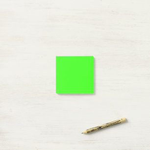 Notes Post-It personnalisées vert néon