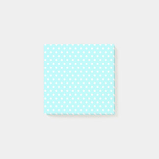 Notes Post-it Pois bleu clair