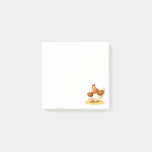 Notes Post-it® Poulet et Œufs