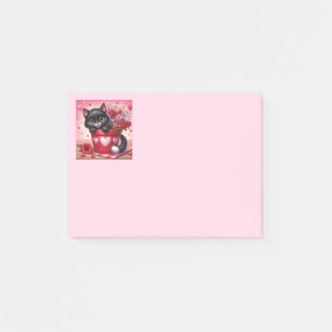 Notes Post-it pour la Saint-Valentin