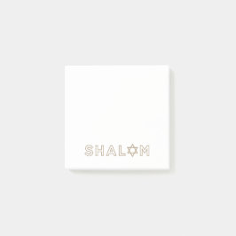 Notes post-it Shalom