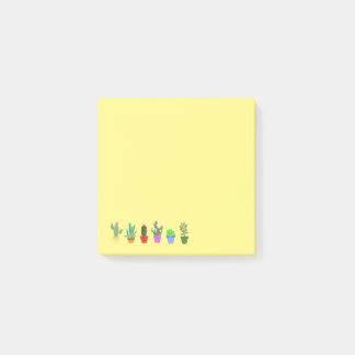 Notes post-it succulentes et cactus