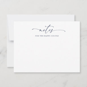 Notes pour la carte conseil Mariage Couple