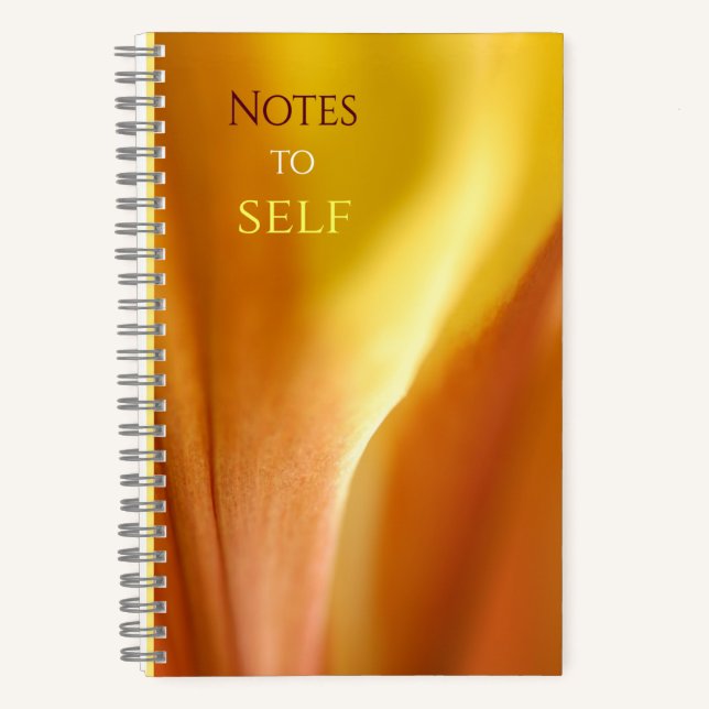 "Notes to Self" SpiralNotebook Notizbuch (Vorderseite)