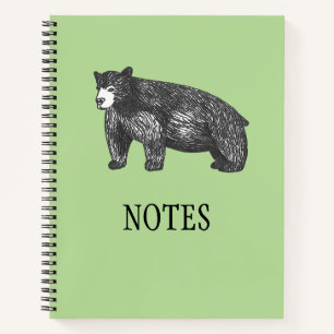 Notes Ursus americanus Black Bear Notizbuch