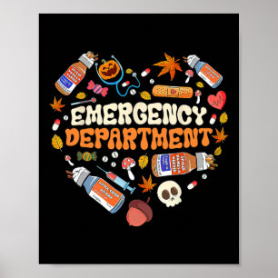 Notfallabteilung Er Krankenpflege Herbst Herbst Poster