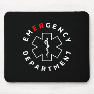 Notfallabteilung Er Rn Nurse Retro Gesundheitswese Mousepad