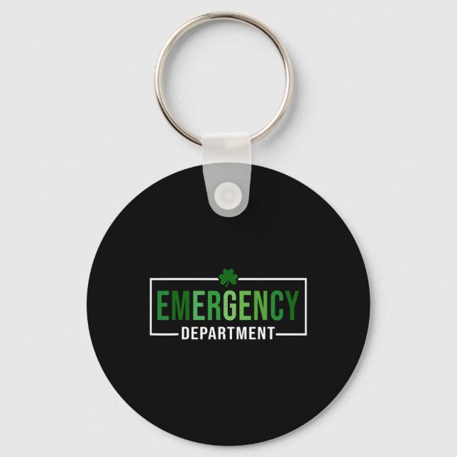Notfallabteilung St Patricks Day Emergency Roo Schlüsselanhänger (Vorderseite)