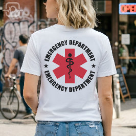 Notfallabteilung Stern des Lebens Medizinisches Em T-Shirt