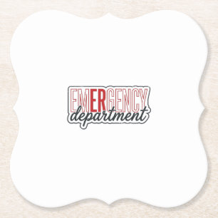 Notfallabteilung-Typografie-Shirt-Design_1 Untersetzer